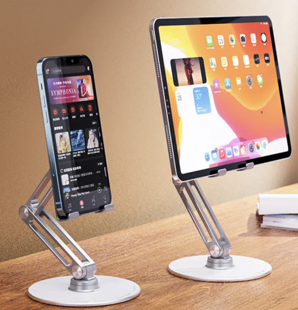 Adjustable Tablet & Phone Stand with 360° Rotation